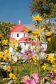 Greek catholic church in Crete, greece