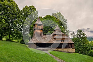 Greek Catholic wooden church of St Cosmo and Damian in Lukov - Venecia, Slovakia