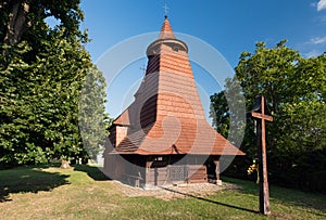 Wooden church of St Lucas the Evangelist in Trocany, Slovakia