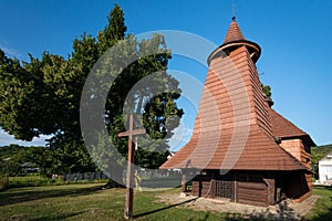 Wooden church of St Lucas the Evangelist in Trocany, Slovakia