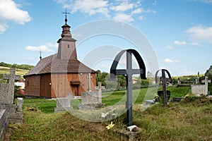 Wooden Church of St Lucas the Evangelist in a village Krive, Slovakia