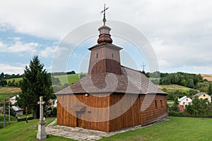 Wooden Church of St Lucas the Evangelist in a village Krive, Slovakia