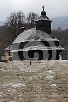 Wooden church of St Michael the Archangel in Ulicske Krive, Slovakia
