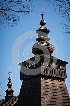 Wooden church of St Michael the Archangel in a village Fricka, Slovakia