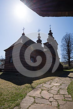 Wooden church of St Michael the Archangel in a village Fricka, Slovakia