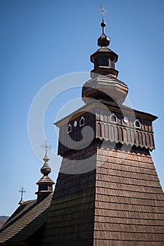 Wooden church of St Michael the Archangel in a village Fricka, Slovakia