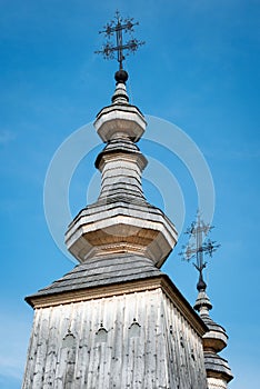 Dřevěný kostel svatého Michaela Archanděla v obci Ladomírová na Slovensku