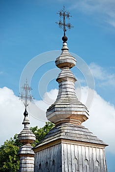 Dřevěný kostel svatého Michaela Archanděla v obci Ladomírová na Slovensku