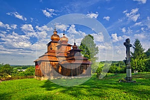 Greek Catholic wooden church of St. Paraskieva in Dobroslava