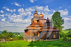 Gréckokatolícky drevený kostol sv. Paraskievy v Dobroslave