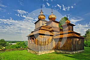 Greek Catholic wooden church of St. Paraskieva in Dobroslava