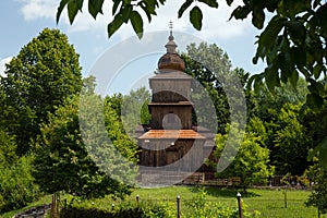 Wooden church of St Paraskieva in a village Dobroslava, Slovakia