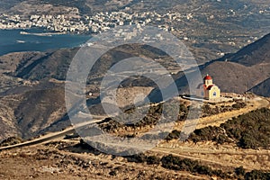 Greek chapel on top of the hill