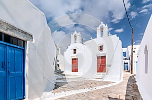 Greek church in Amorgos, Greece.