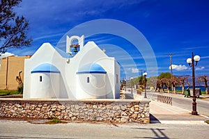 Greek church at Maleme beach on Crete