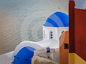 Greek church at Santorini island