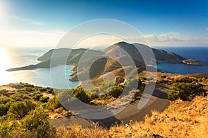 Greek coastline on Peloponnese, Mani Peninsula