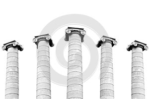 Greek columns photo