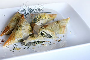 Greek cuisine, Spanakopita.