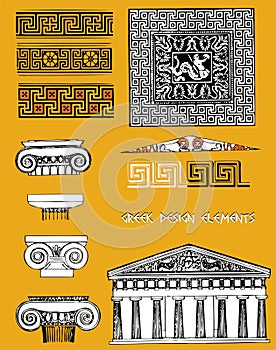 Greek design elements