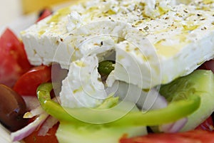 Greek feta cheese salad