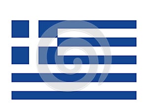 Greek flag - Hellenic Republic or Hellas