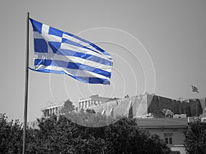 Griechisch flagge 