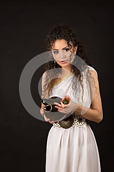 Greek girl with jug