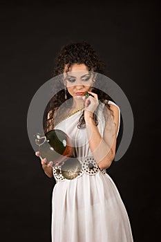 Greek girl with jug