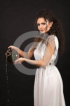 Greek girl with jug