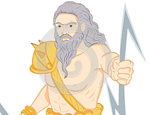 Greek god Zeus