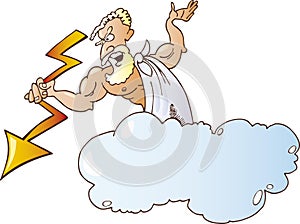 Greek god Zeus photo