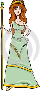 Greek goddess hera cartoon