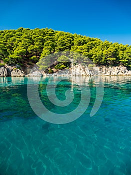 Greek Ionian sea landscape