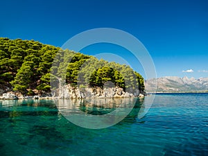 Greek Ionian sea landscape