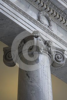 Greek ionic column