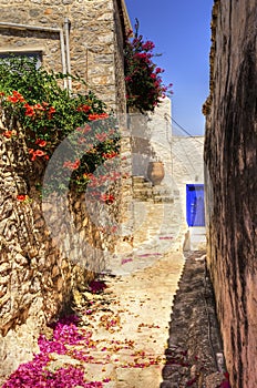 Greek island alley