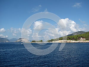 Greek island Alonnisos in the Aegean Sea