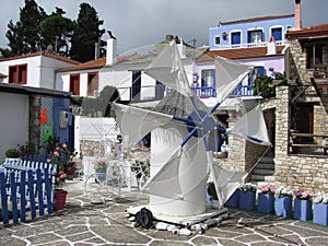 Greek island Alonnisos in the Aegean Sea