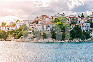 Greek island city