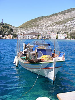 Greek Island Fishing Boat