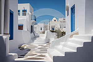 Greek Island homes or apartments entryways