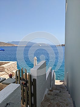 Greek Island sea front