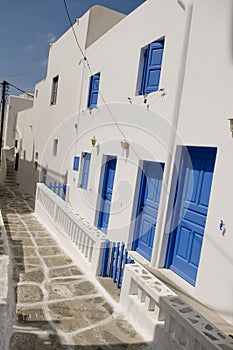 Greek islands buildings