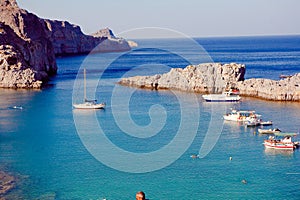 Greek islands - Rhodes, Lindos bay