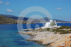 Greek islands, small church amorgos
