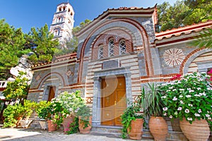 Greek monastery in Lassithi mountains