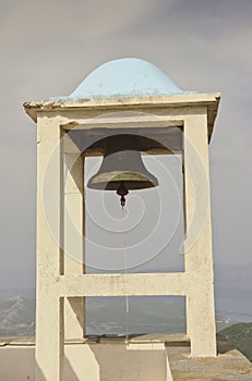 Greek mountain top church bell