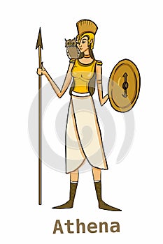 Greek mythology Gods, ,Athena,background