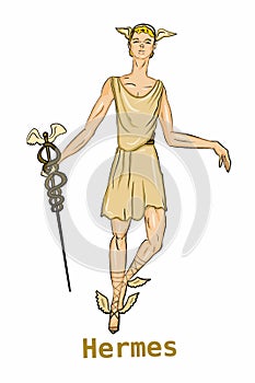 Greek mythology Gods,Hermes  background